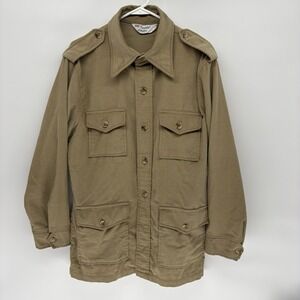 Vintage 70s Levis Pantella Corduroy Chore Jacket Point Collar Barn Retro Men L